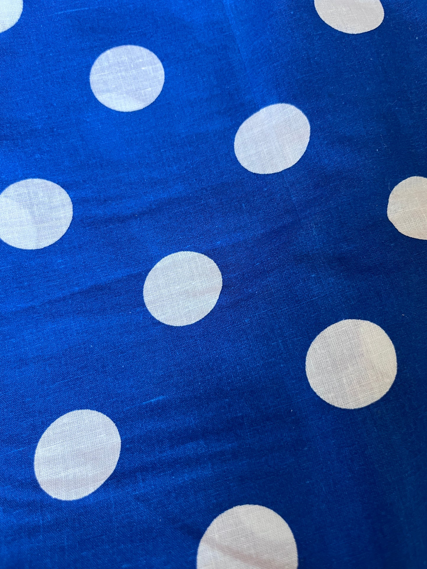 LAURA MINI DRESS: Polka dots cotton lawn.