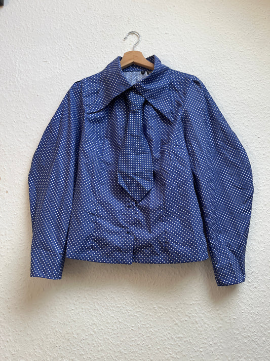 SOFIA BLOUSE: Printed cotton poplin.