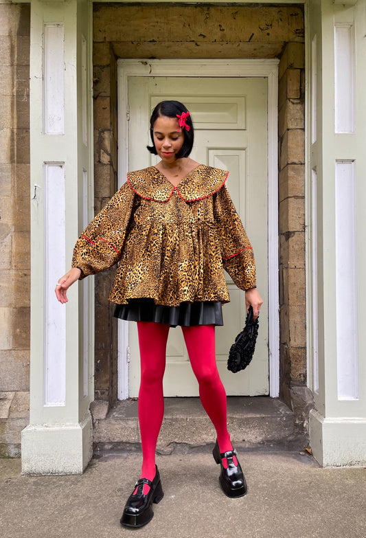 The Cat Patterson Collection: The leopard print blouse.