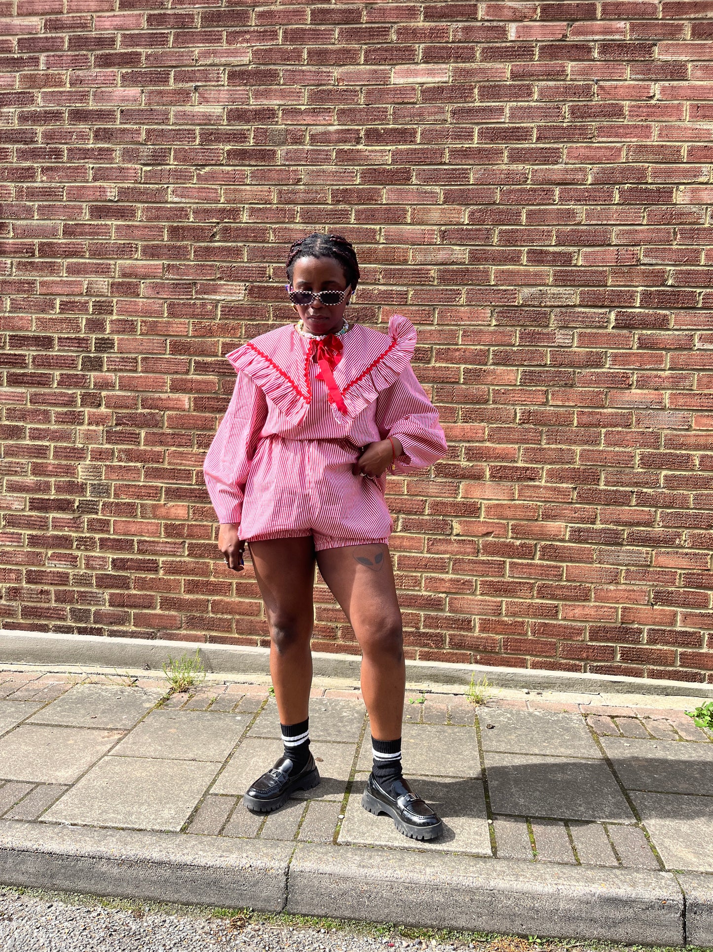 OLIVIA BLOUSE: Printed coton poplin