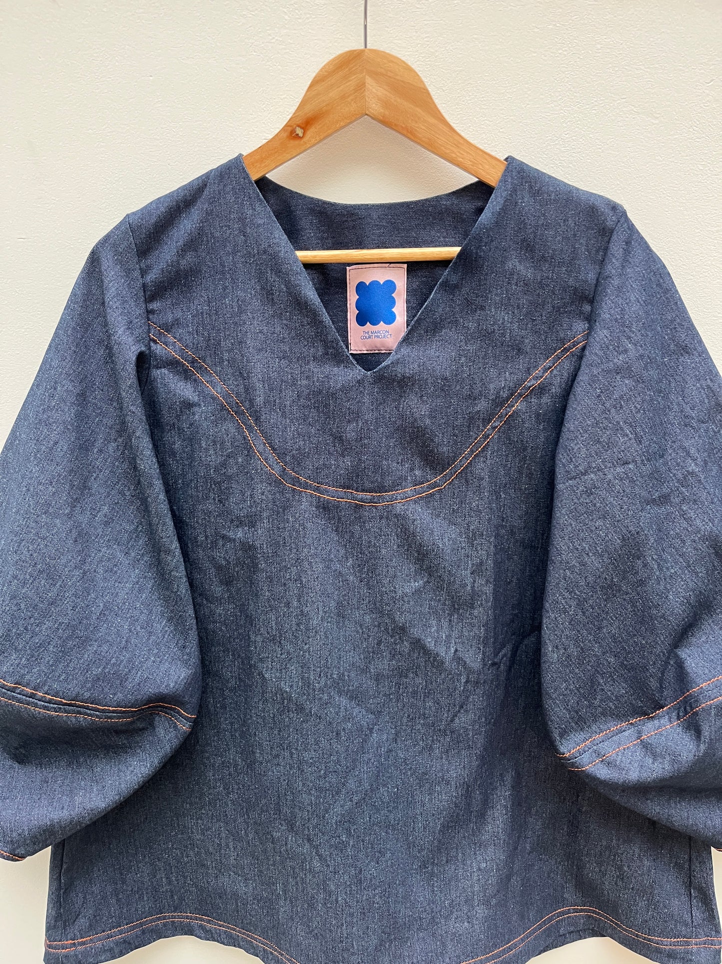 Atlas top: Indigo denim