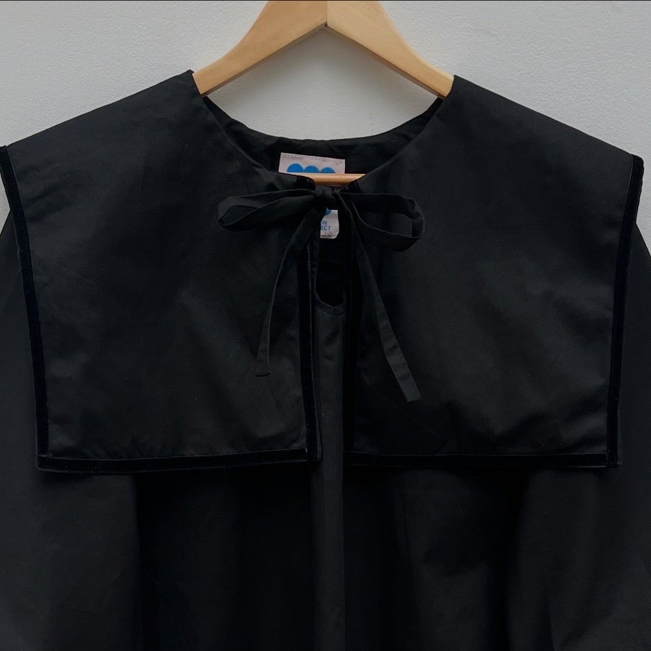 DALI BLOUSE: Plain coton poplin