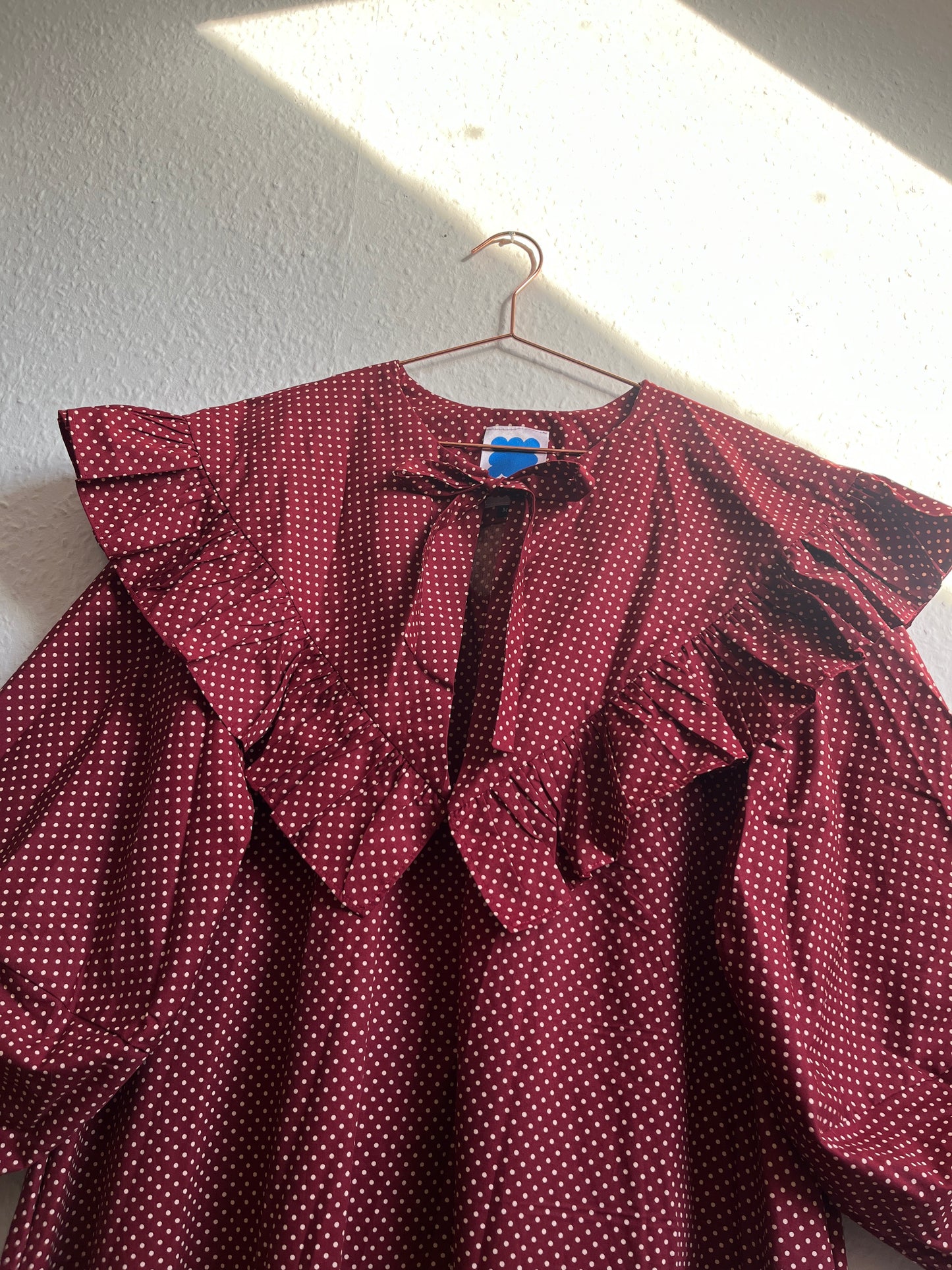 Olivia mini dress: Cotton poplin