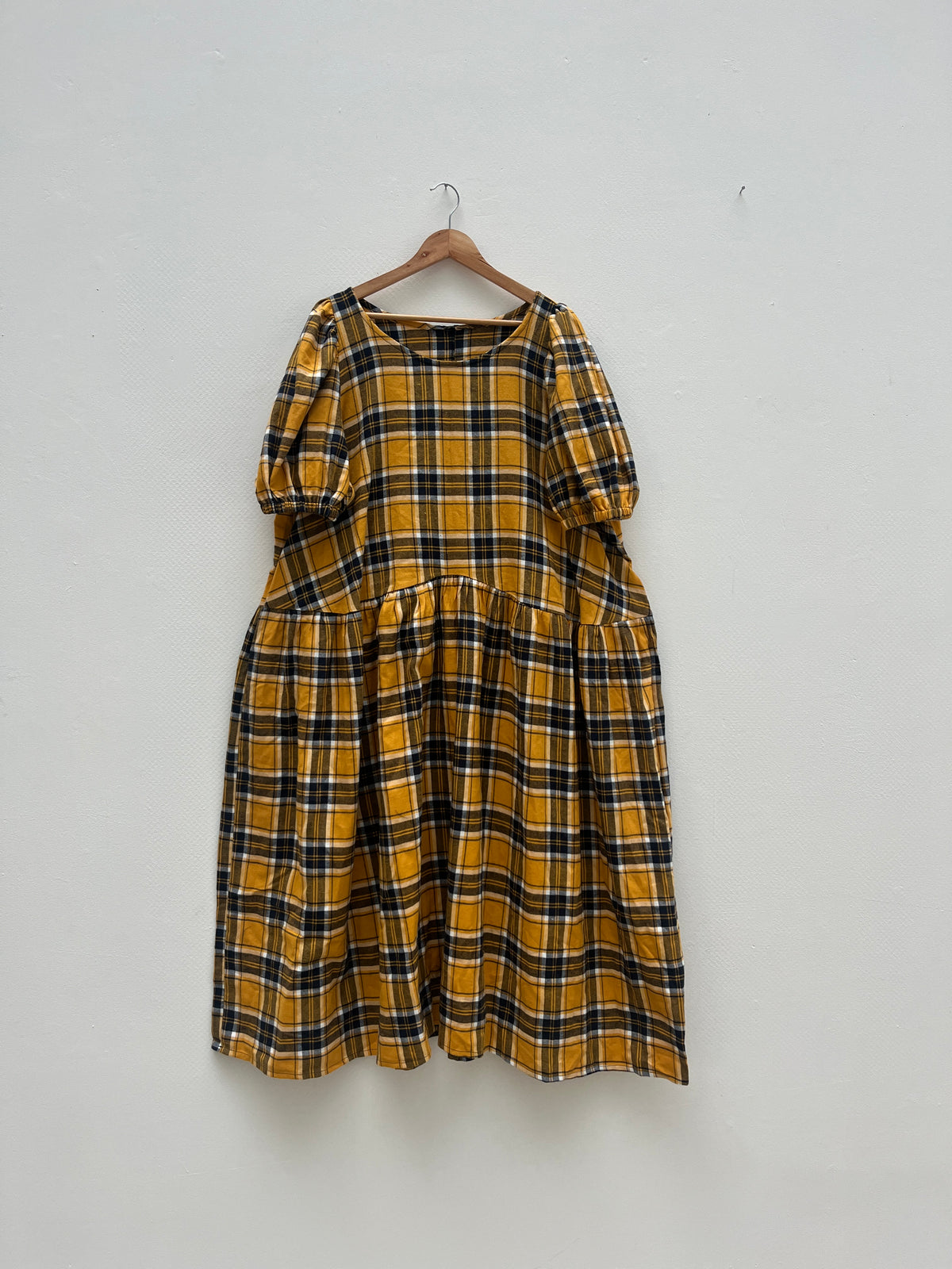 CARMEN DRESS: John Louden Brushed cotton collection.