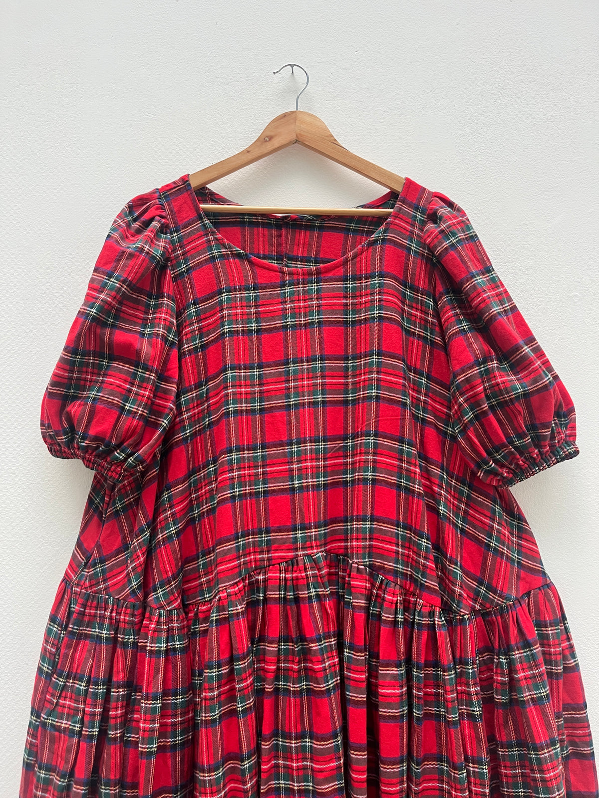 CARMEN DRESS: John Louden Brushed cotton collection.