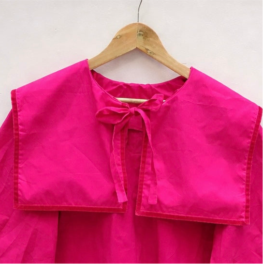 DALI MINI DRESS: Plain cotton poplin.