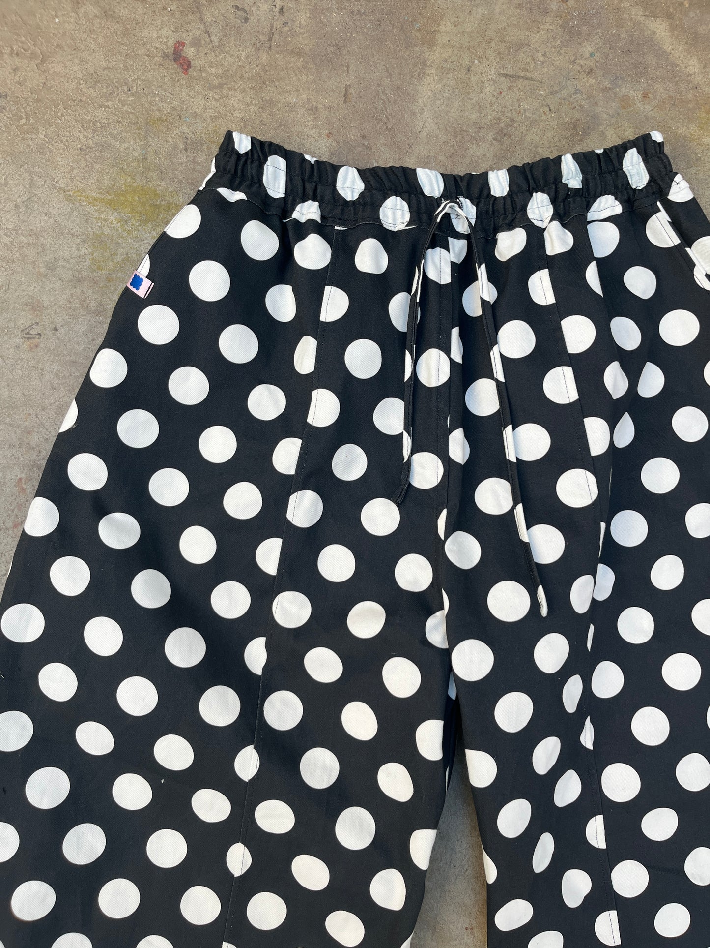 ROSER TROUSERS: Limited edition Polka dot denim