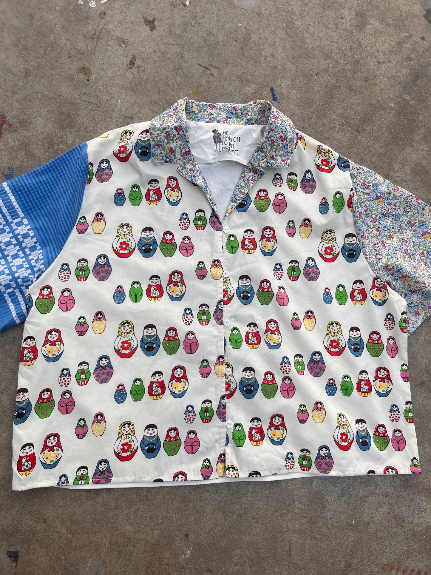 Harry Shirt: Matrioska. SIZE UK14-UK16