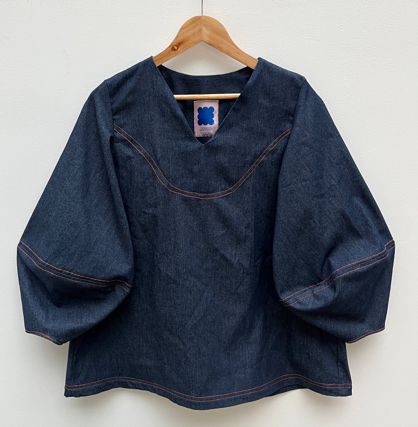 Atlas top: Indigo denim