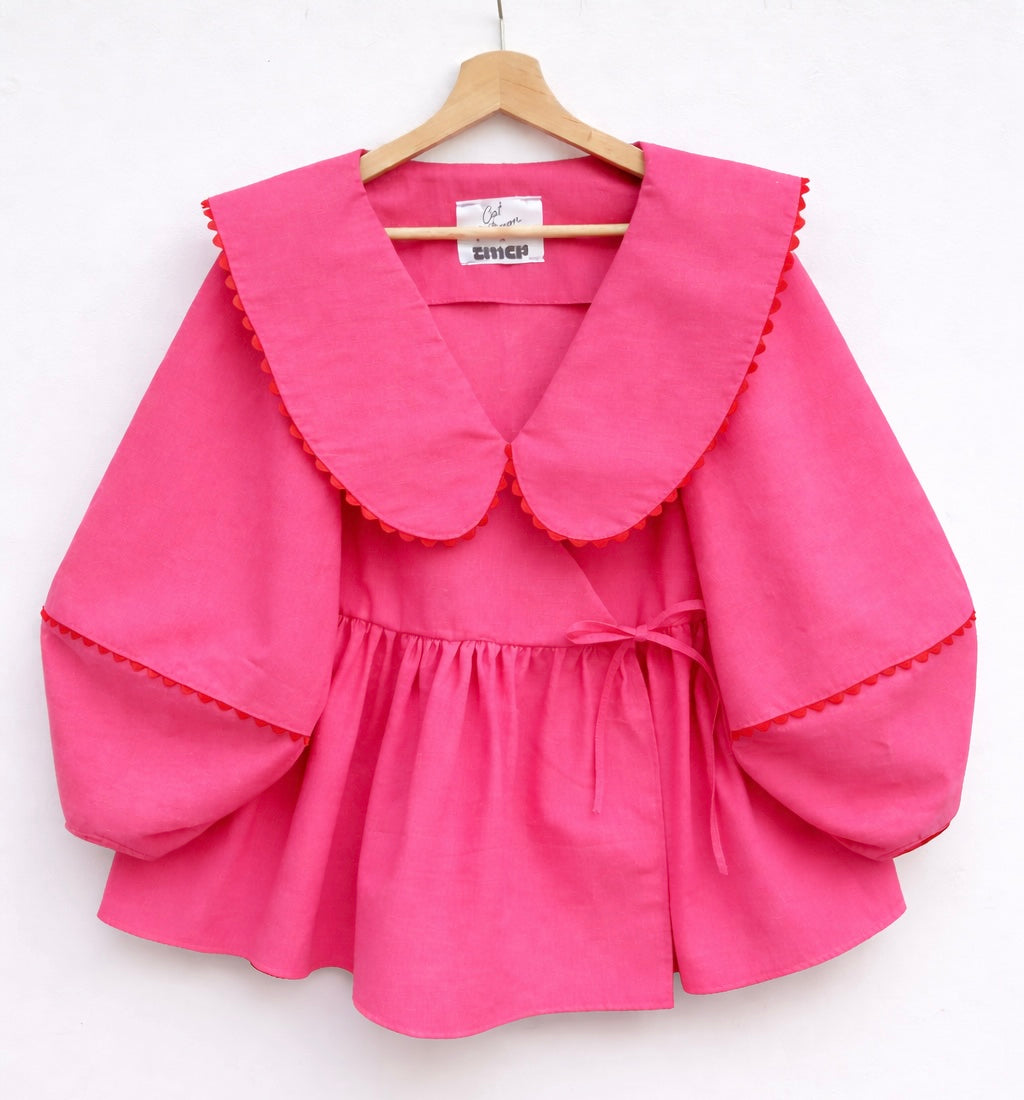 The Cat Patterson Collection: The plain cotton poplin blouse.