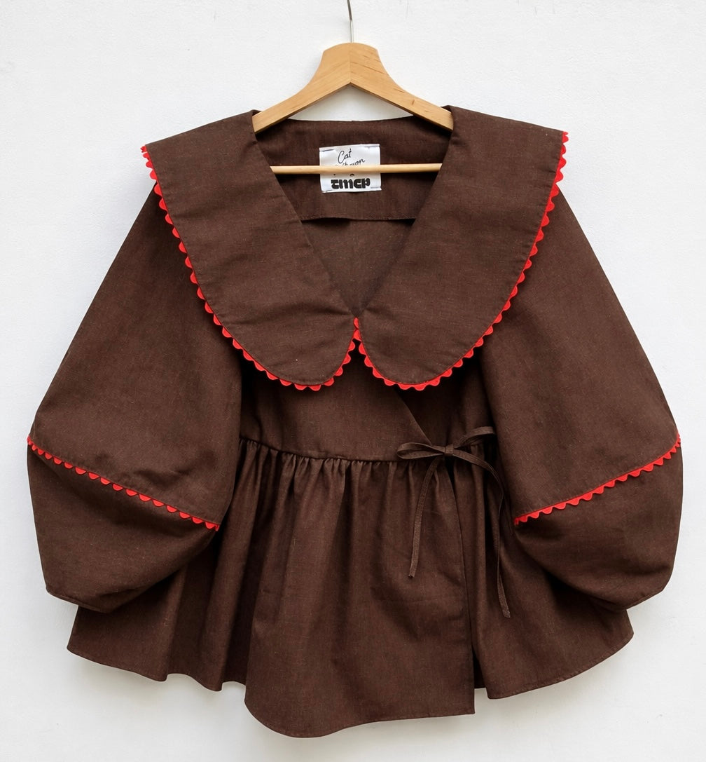 The Cat Patterson Collection: The plain cotton poplin blouse.