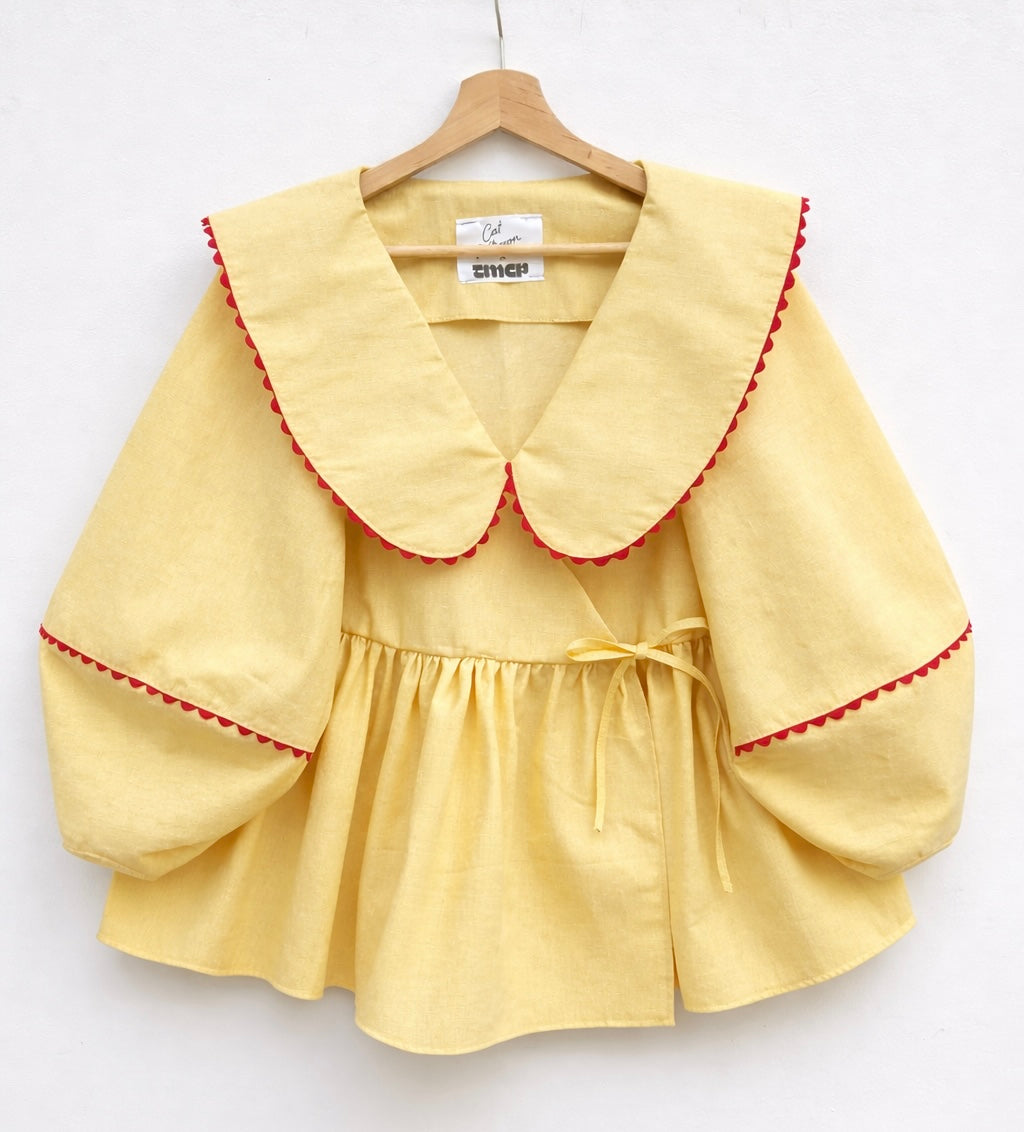 The Cat Patterson Collection: The plain cotton poplin blouse.