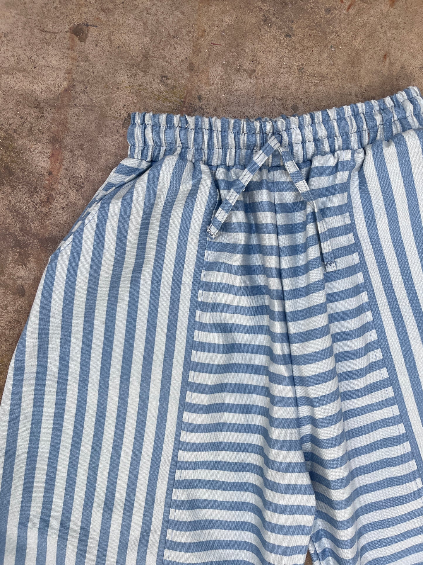 Roser trousers: printed cotton poplin
