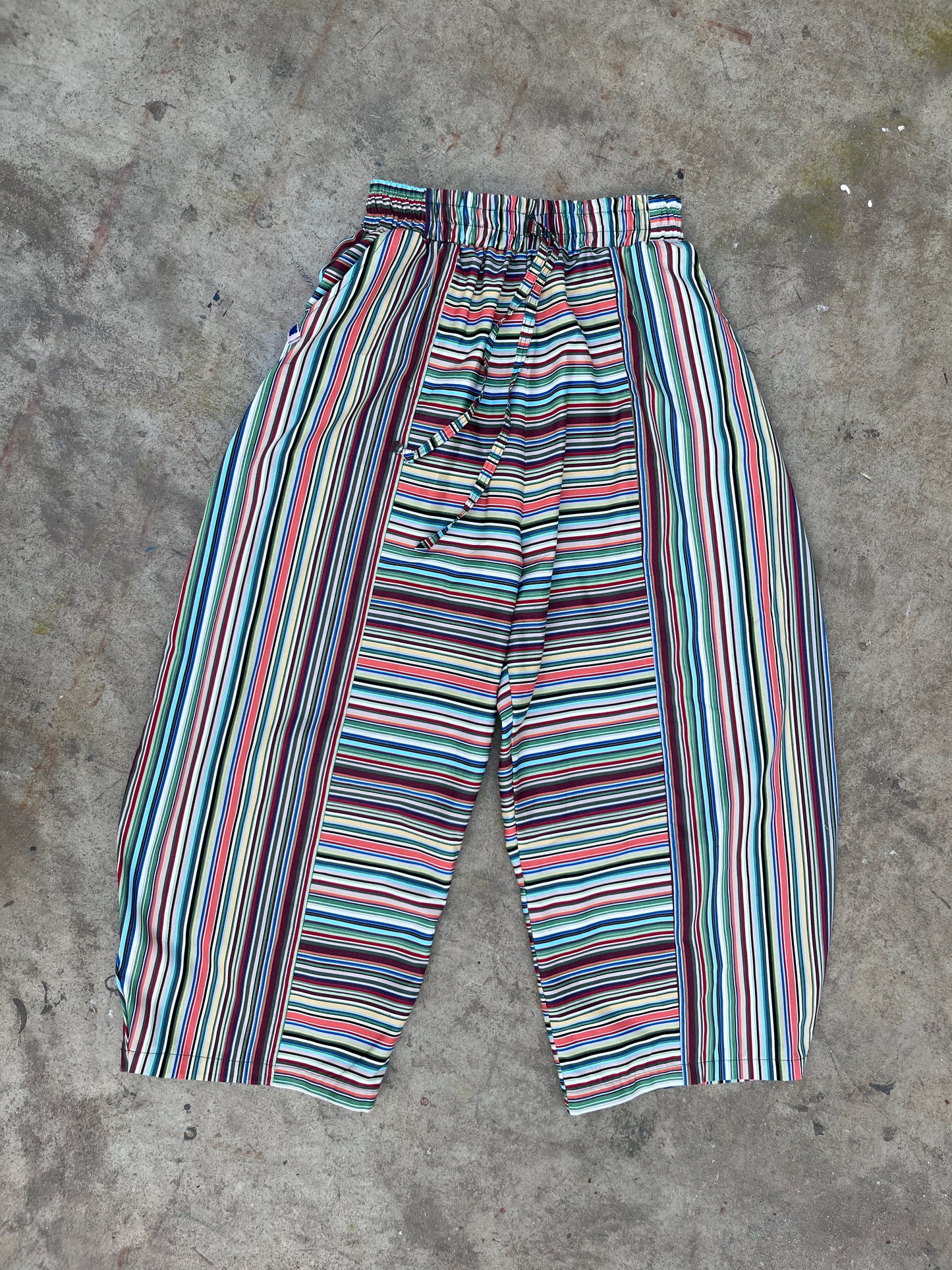 Roser trousers: printed cotton poplin