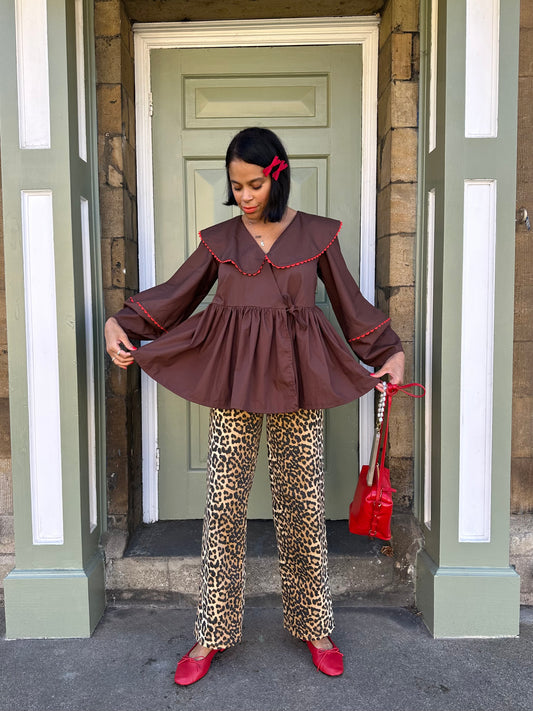The Cat Baxter Collection: The plain cotton poplin blouse.