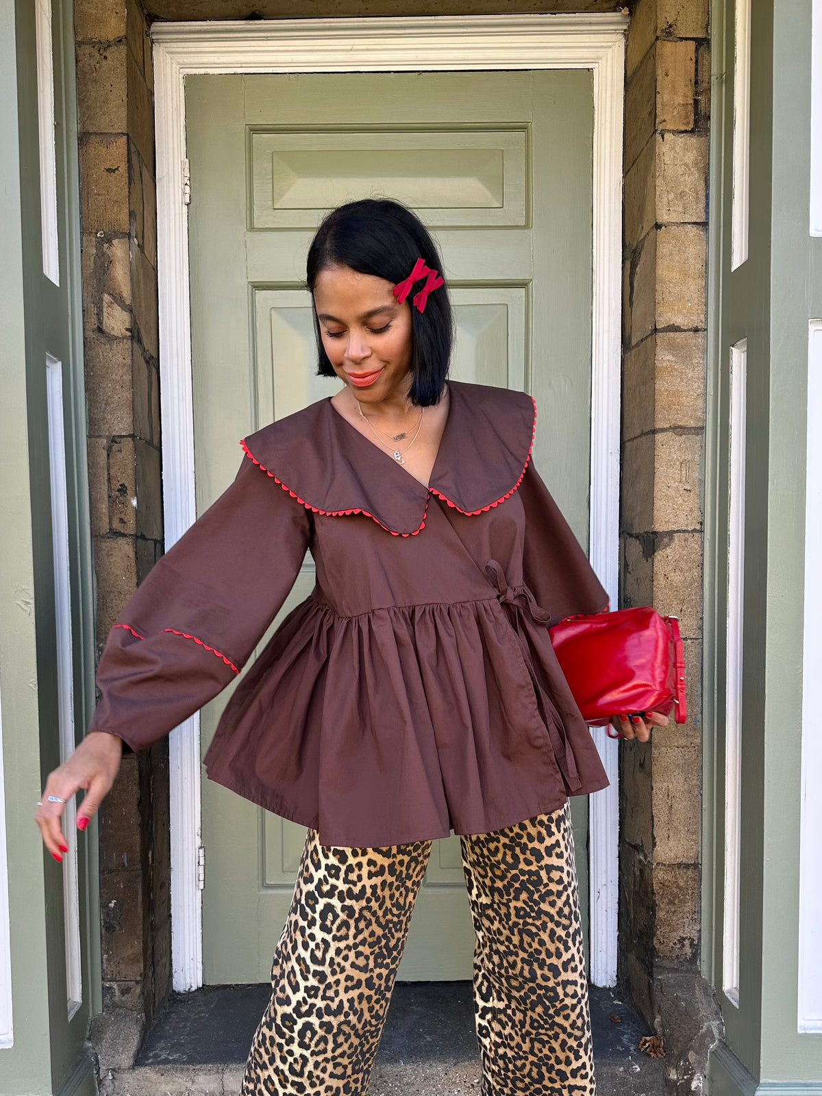 The Cat Baxter Collection: The plain cotton poplin blouse.