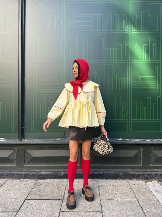 The Cat Baxter Collection: The plain cotton poplin blouse.