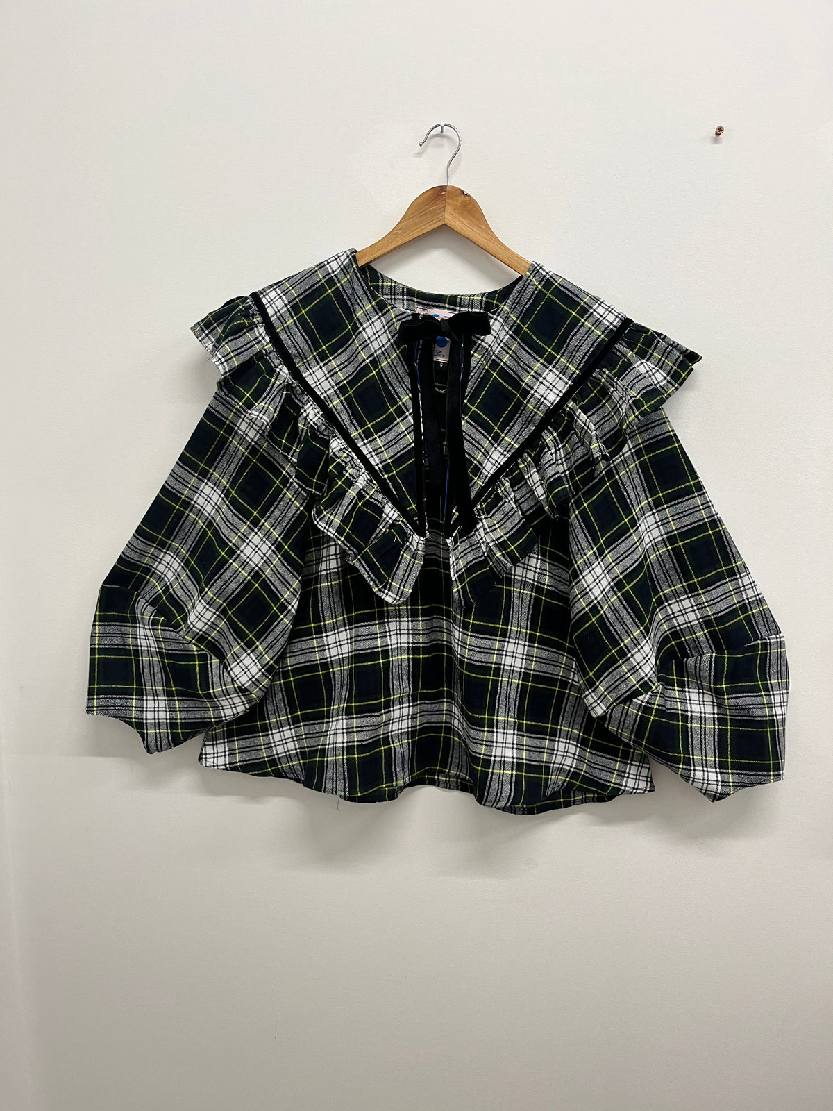 OLIVIA BLOUSE: John Louden Brushed cotton collection.