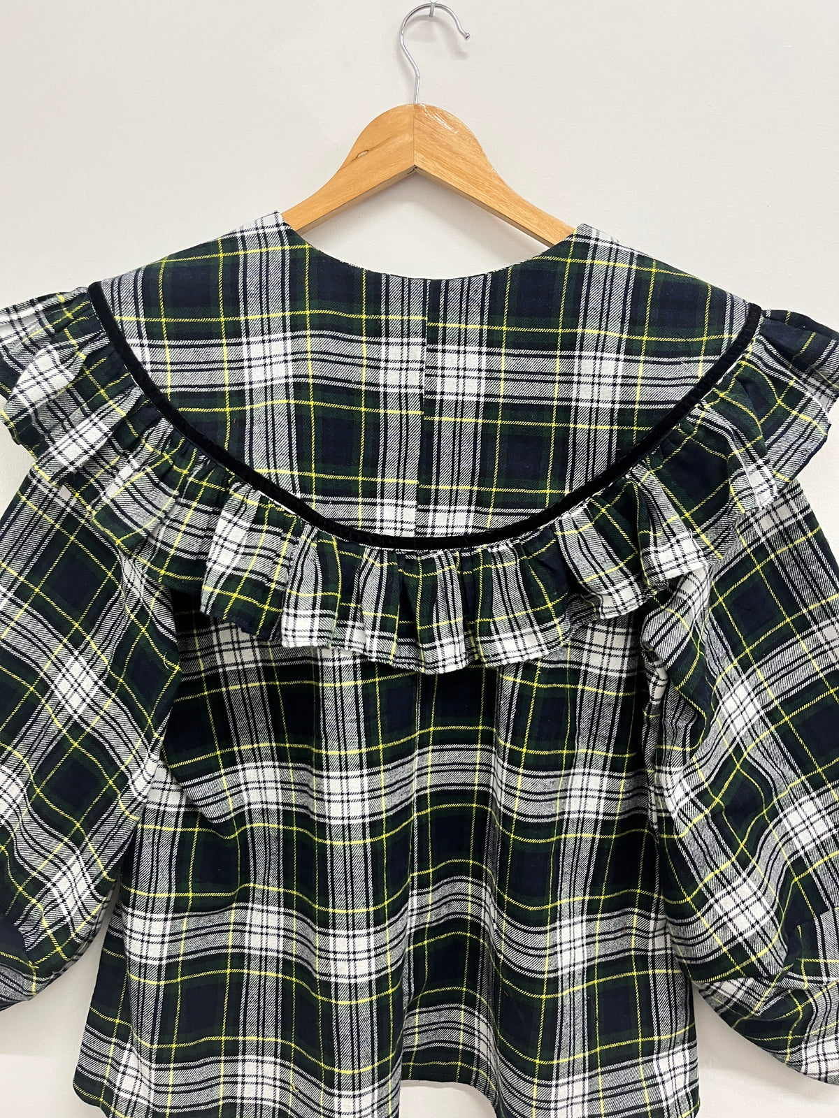 OLIVIA BLOUSE: John Louden Brushed cotton collection.