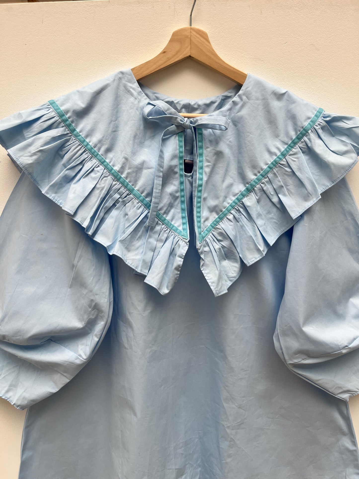 OLIVIA BLOUSE: Plain coton poplin