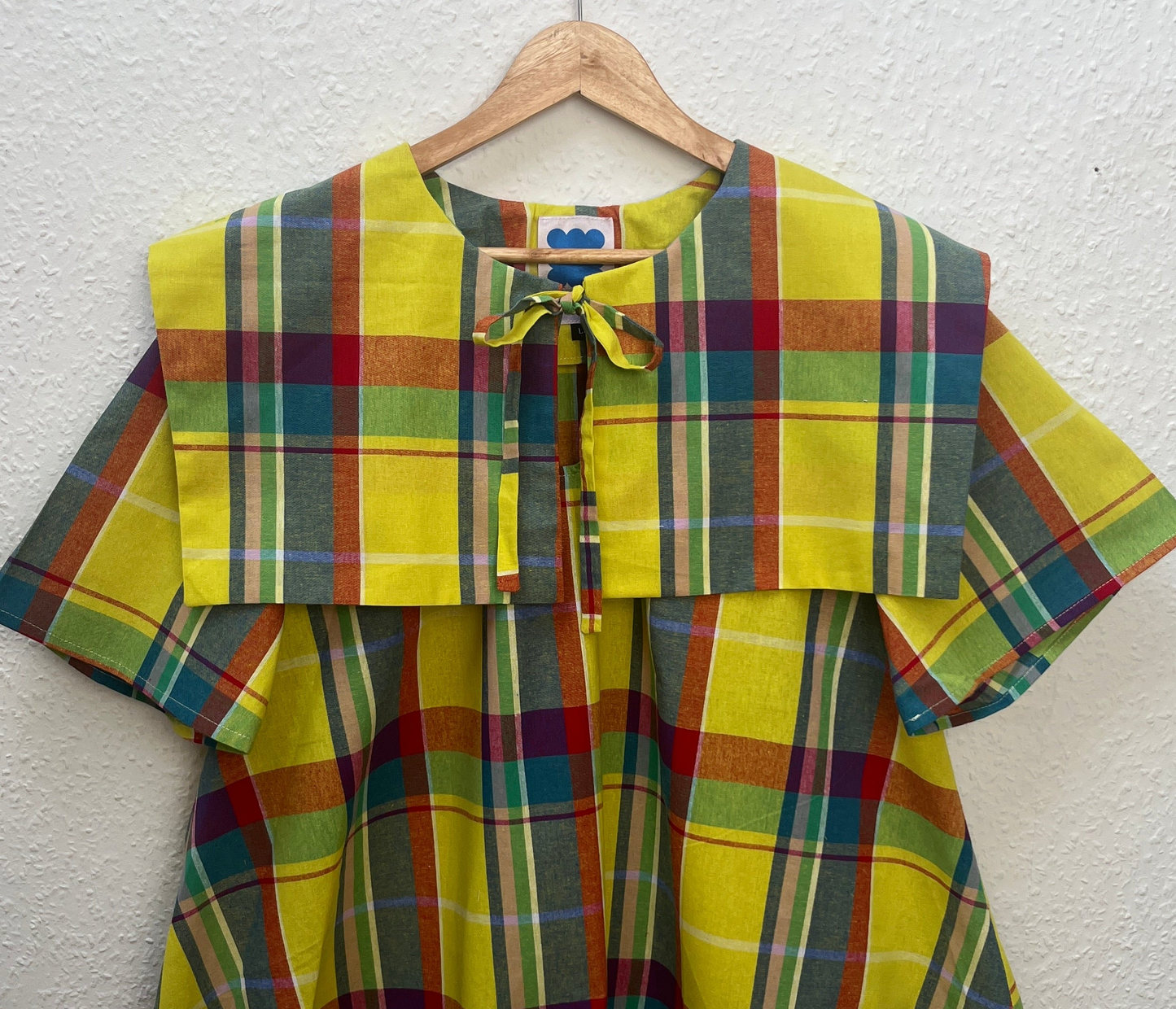 Dali dress: 100% cotton madras