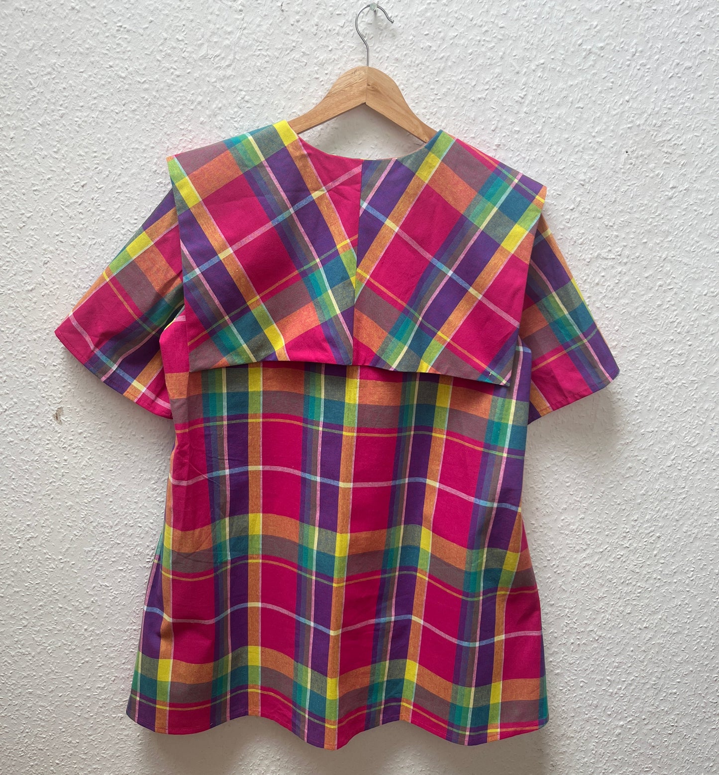 Dali dress: 100% cotton madras