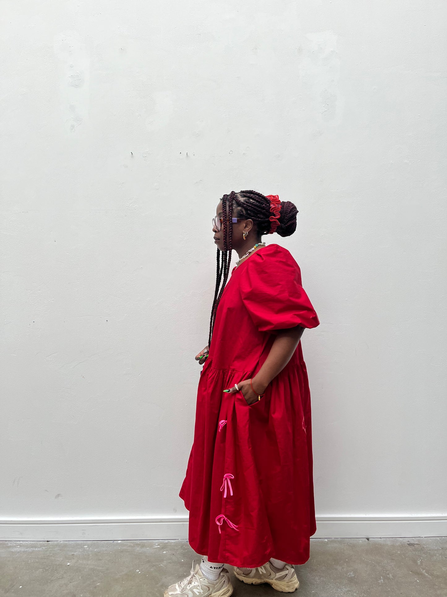 Carmen dress: Cotton poplin