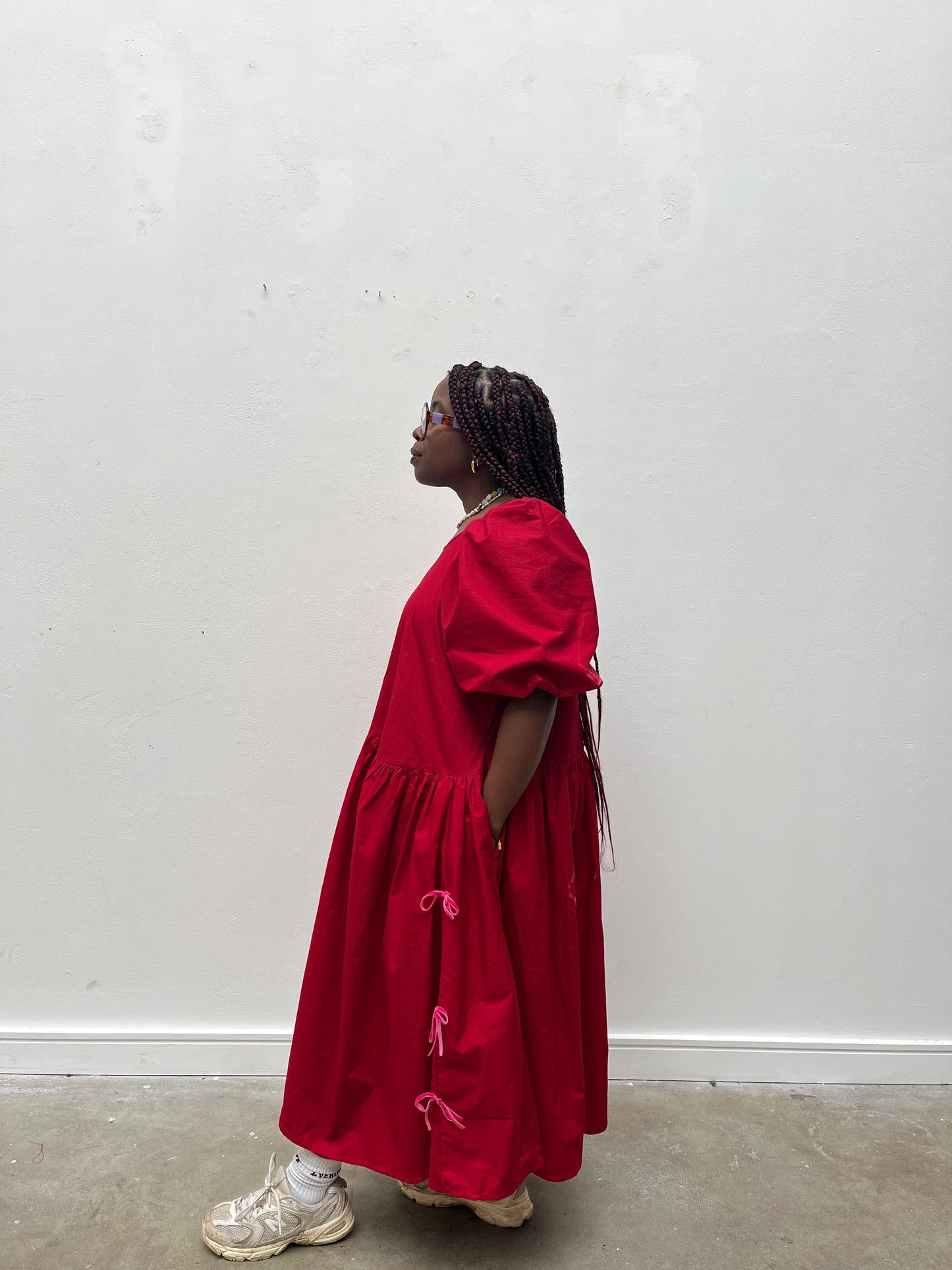 Carmen dress: Cotton poplin