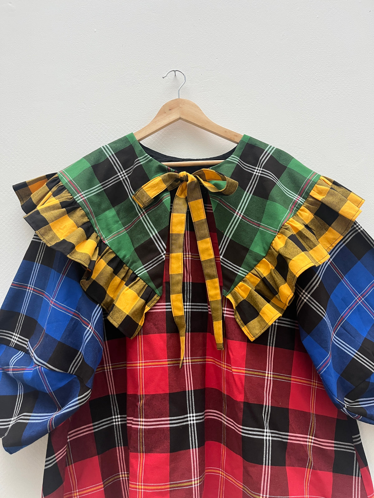 OLIVIA BLOUSE: Fabric mix
