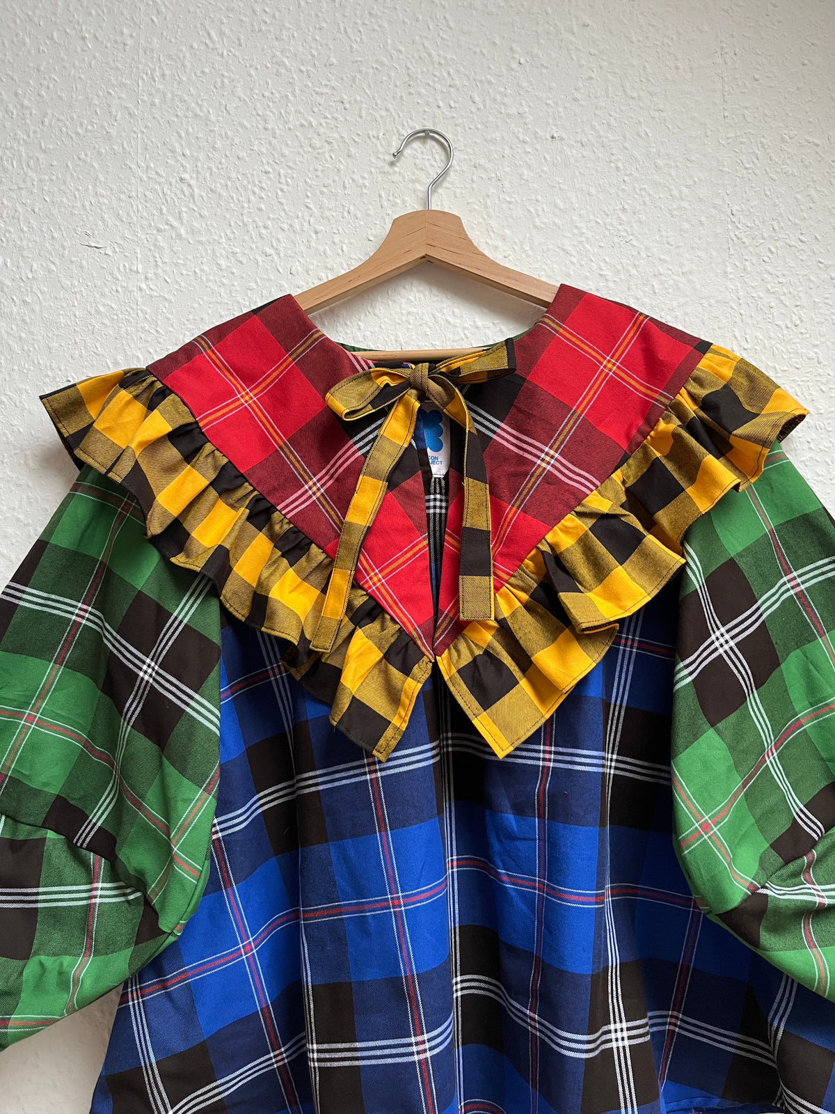 OLIVIA BLOUSE: Fabric mix