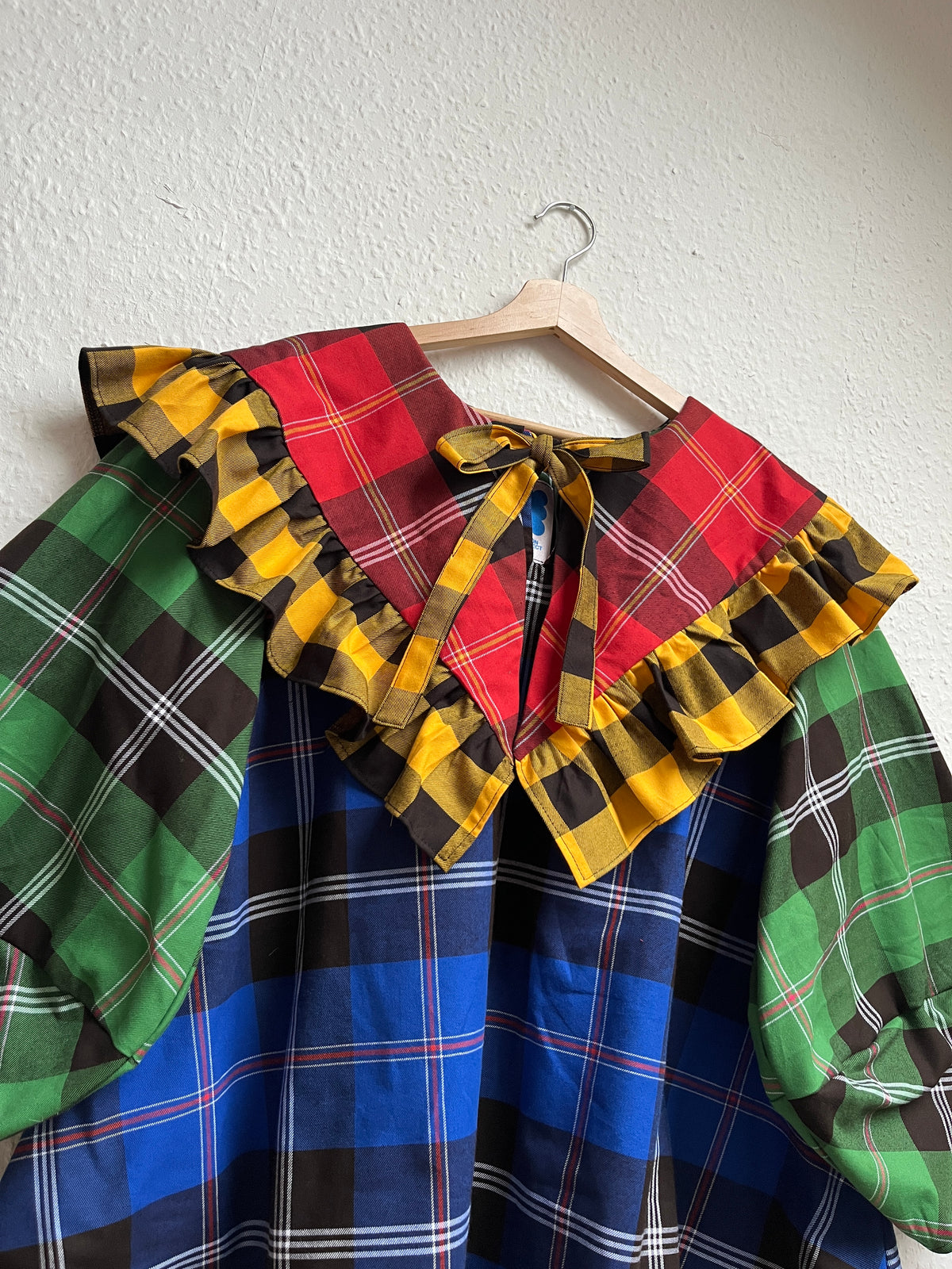 OLIVIA BLOUSE: Fabric mix
