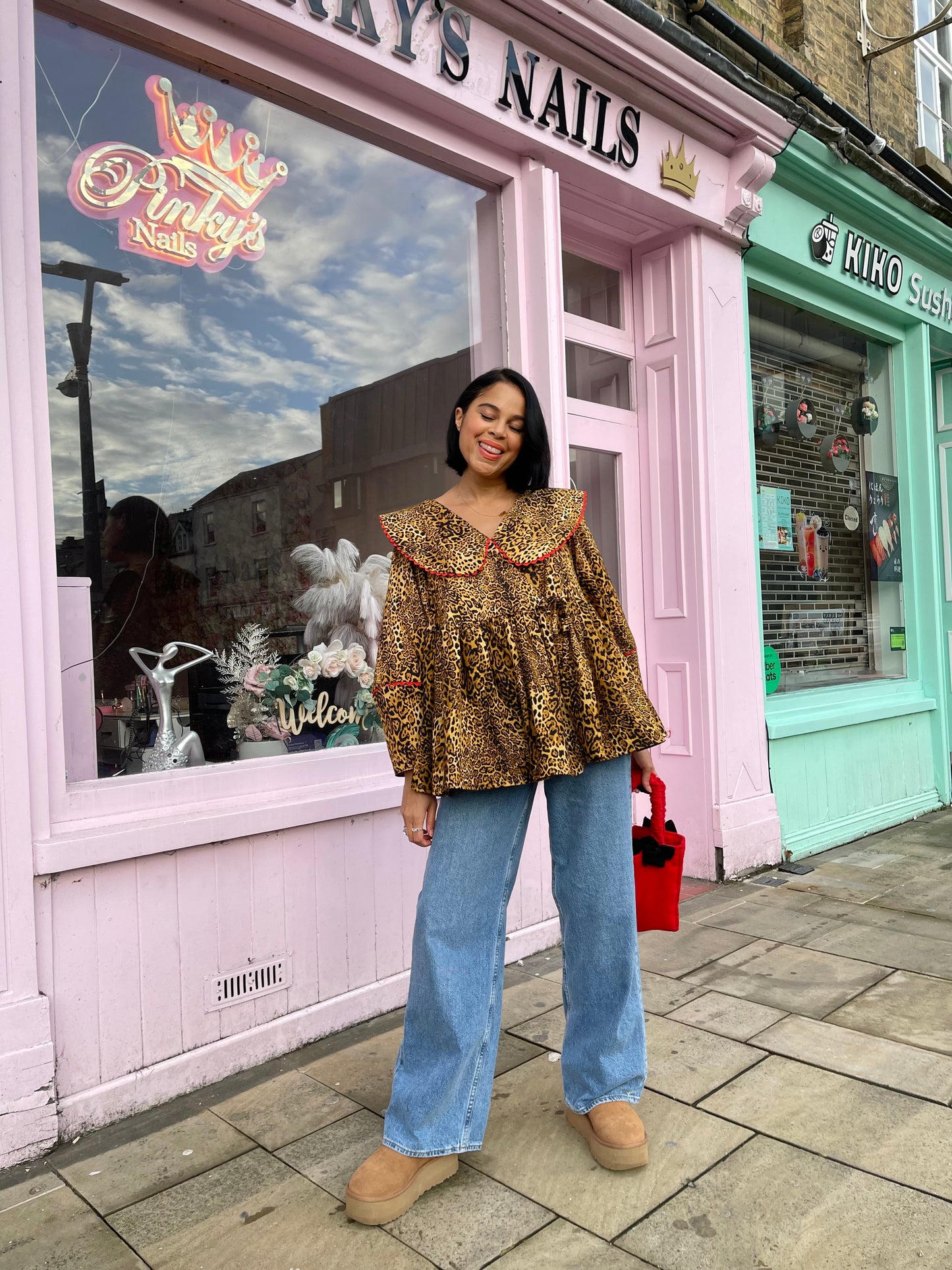 The Cat Patterson Collection: The leopard print blouse.
