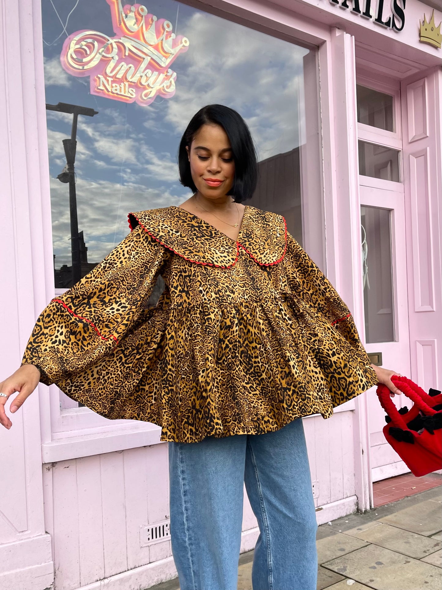 The Cat Patterson Collection: The leopard print blouse.