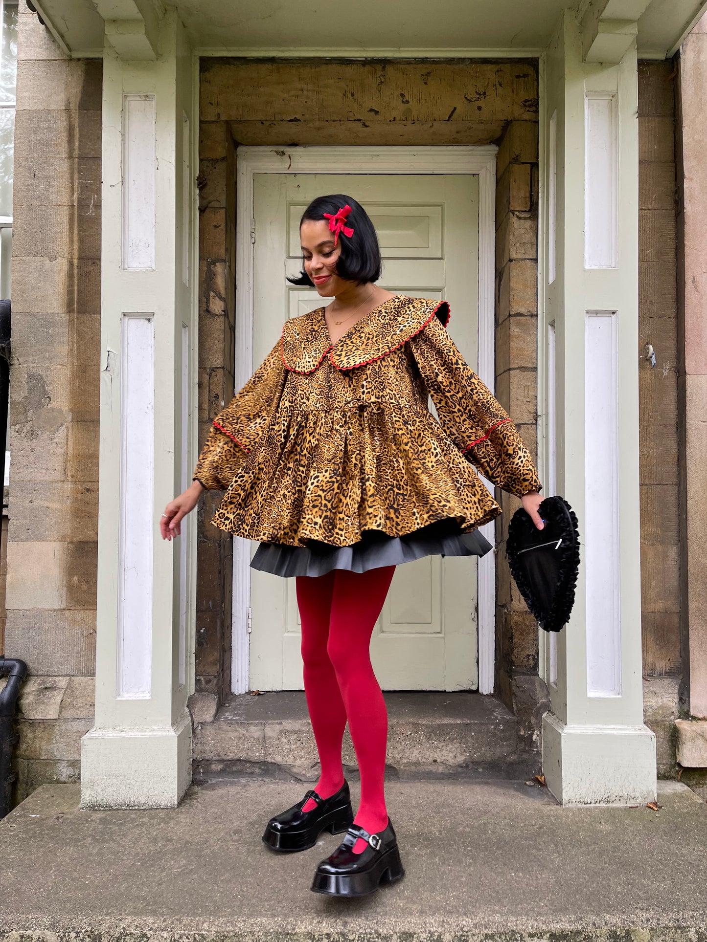 The Cat Patterson Collection: The leopard print blouse.